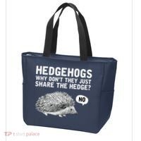 Hedgehogs Why Don't They Just Share The Hedge Funny Tote Bag thumb 3