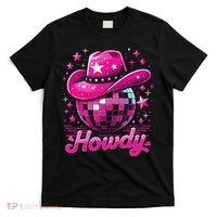 Howdy Western Disco Bachelorette Party Rodeo Cowgirl T-Shirt thumb 0