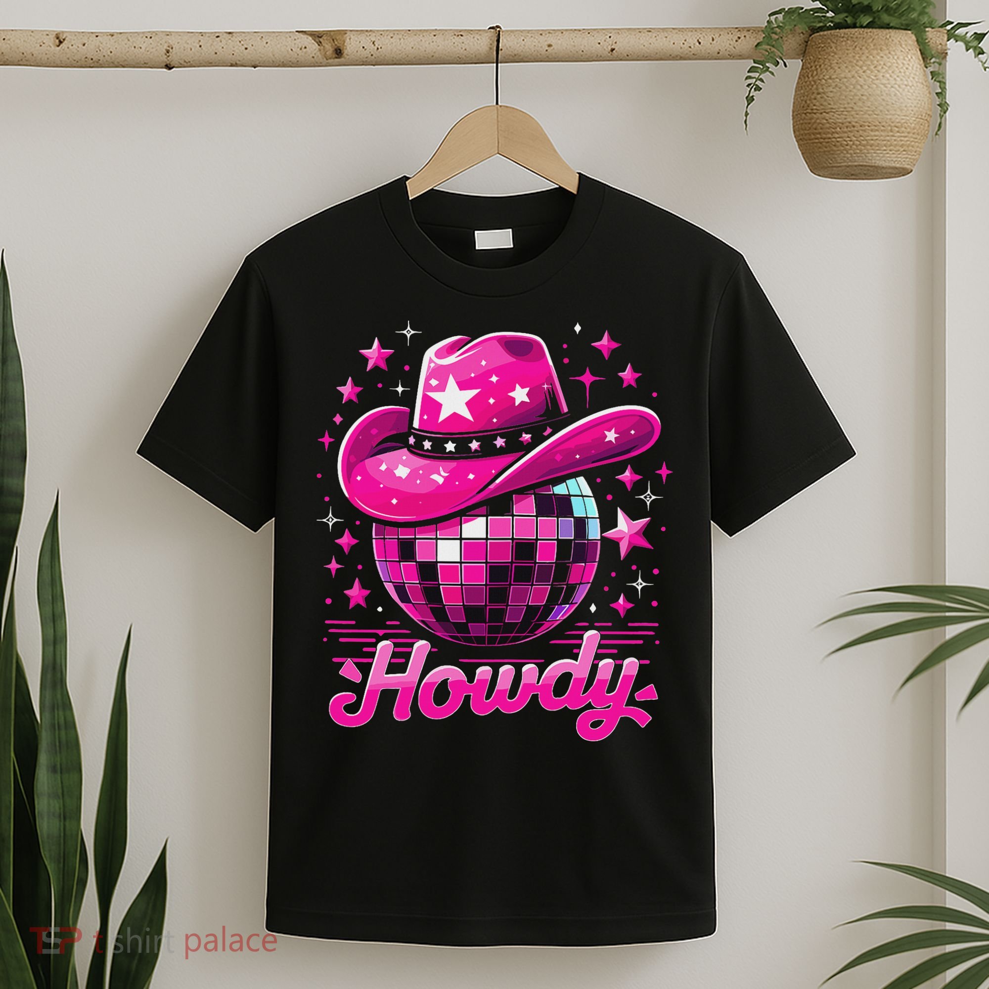 Howdy Western Disco Bachelorette Party Rodeo Cowgirl T-Shirt