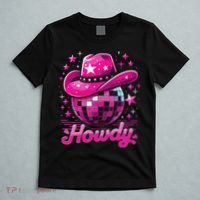 Howdy Western Disco Bachelorette Party Rodeo Cowgirl T-Shirt thumb 5