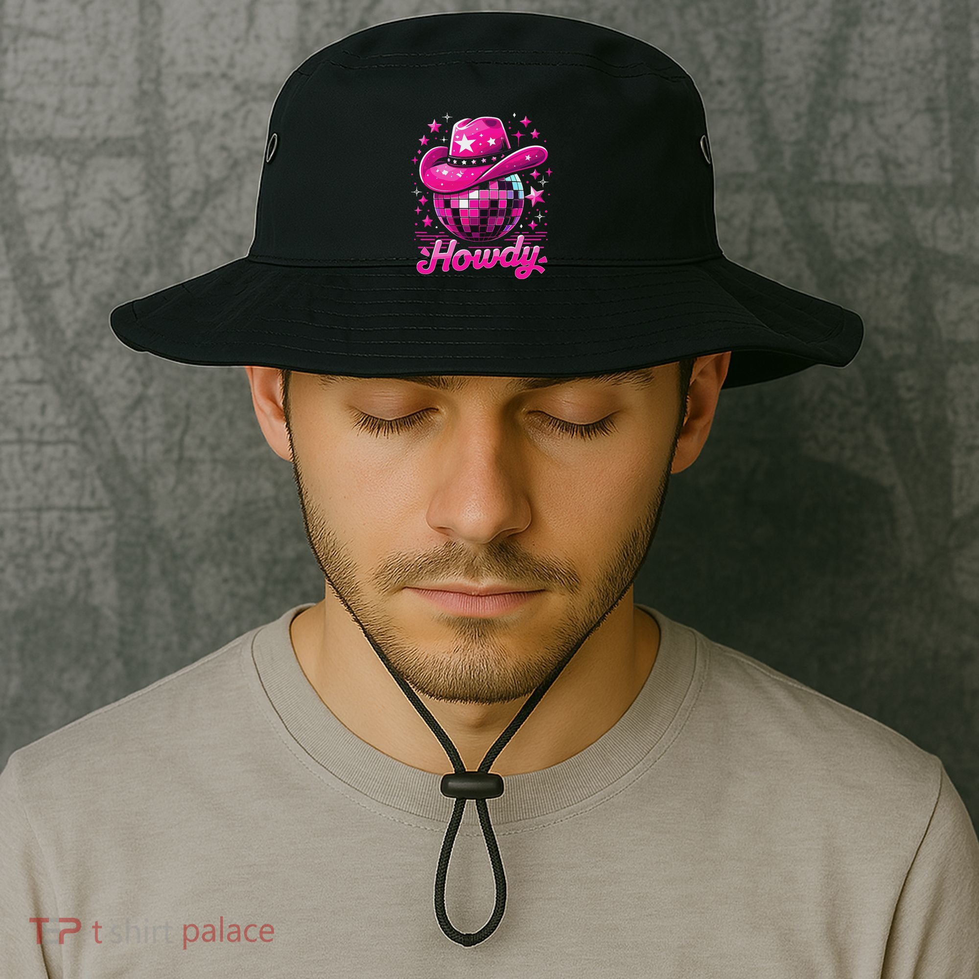 Howdy Western Disco Bachelorette Party Rodeo Cowgirl Bucket Hat