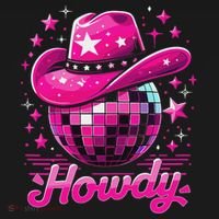 Howdy Western Disco Bachelorette Party Rodeo Cowgirl Visor thumb 3