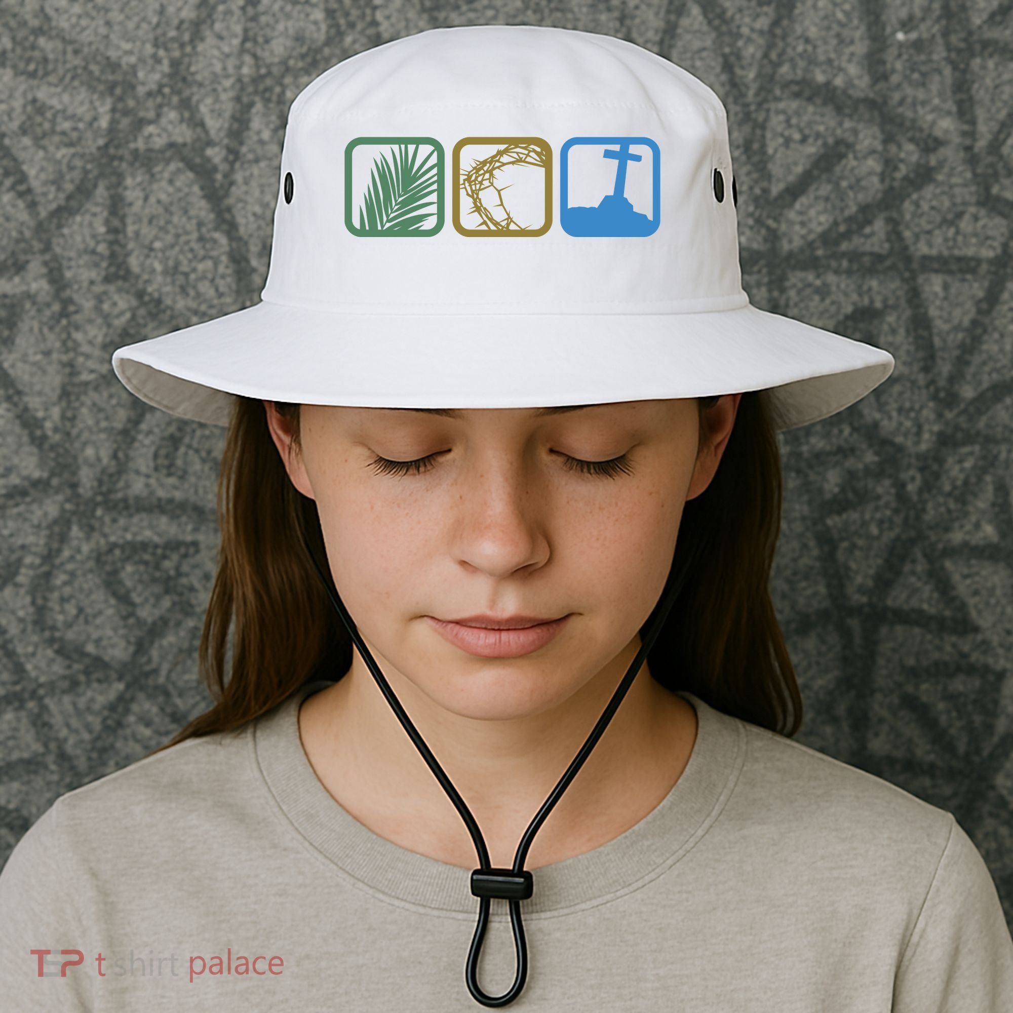 Holy Week Easter Jesus Bucket Hat