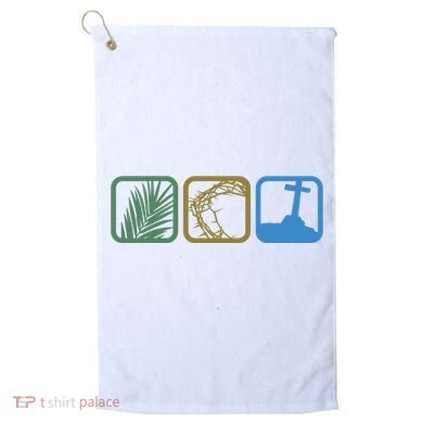 Holy Week Easter Jesus Golf Towel