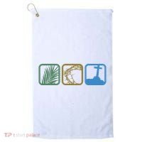 Holy Week Easter Jesus Golf Towel thumb 0