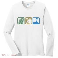Holy Week Easter Jesus Women's Long Sleeve Shirt thumb 0