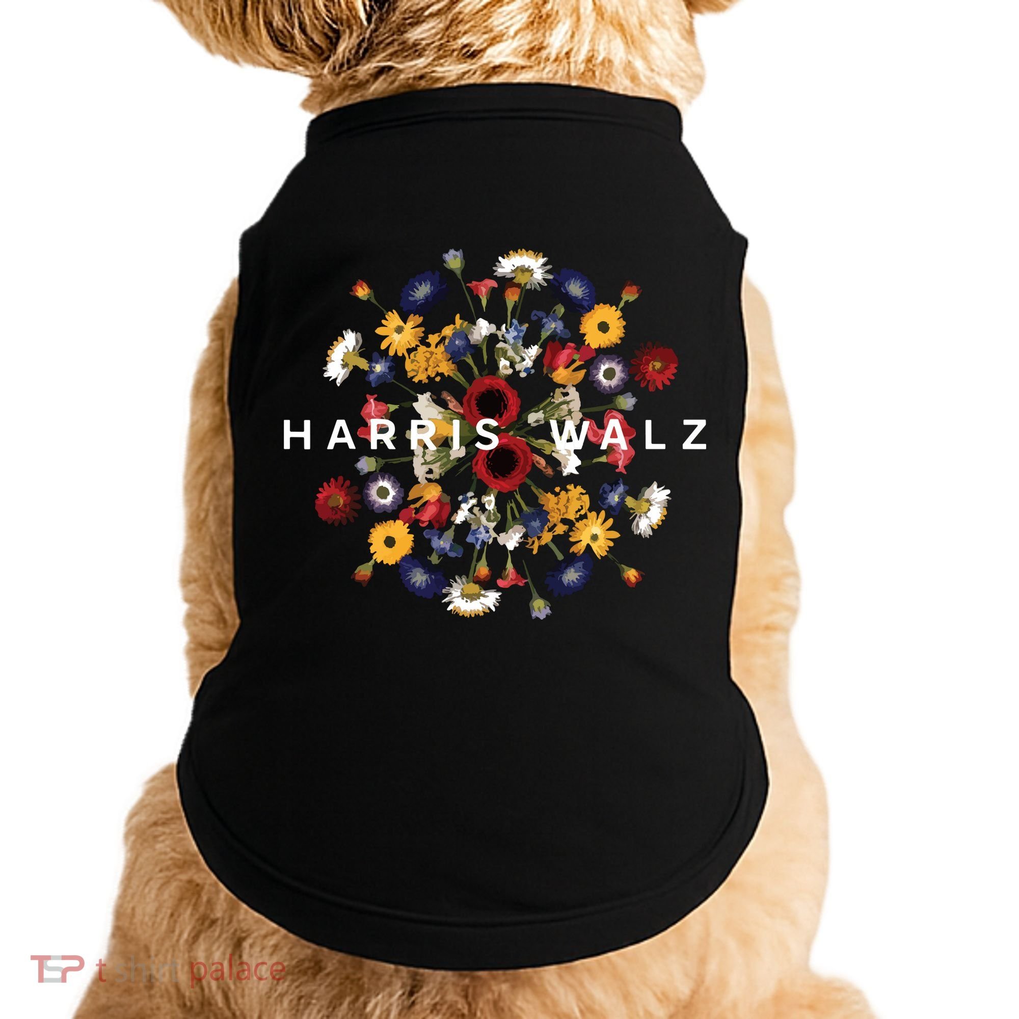 Harris Walz Flower Mandala Central Bloom Doggie Tank