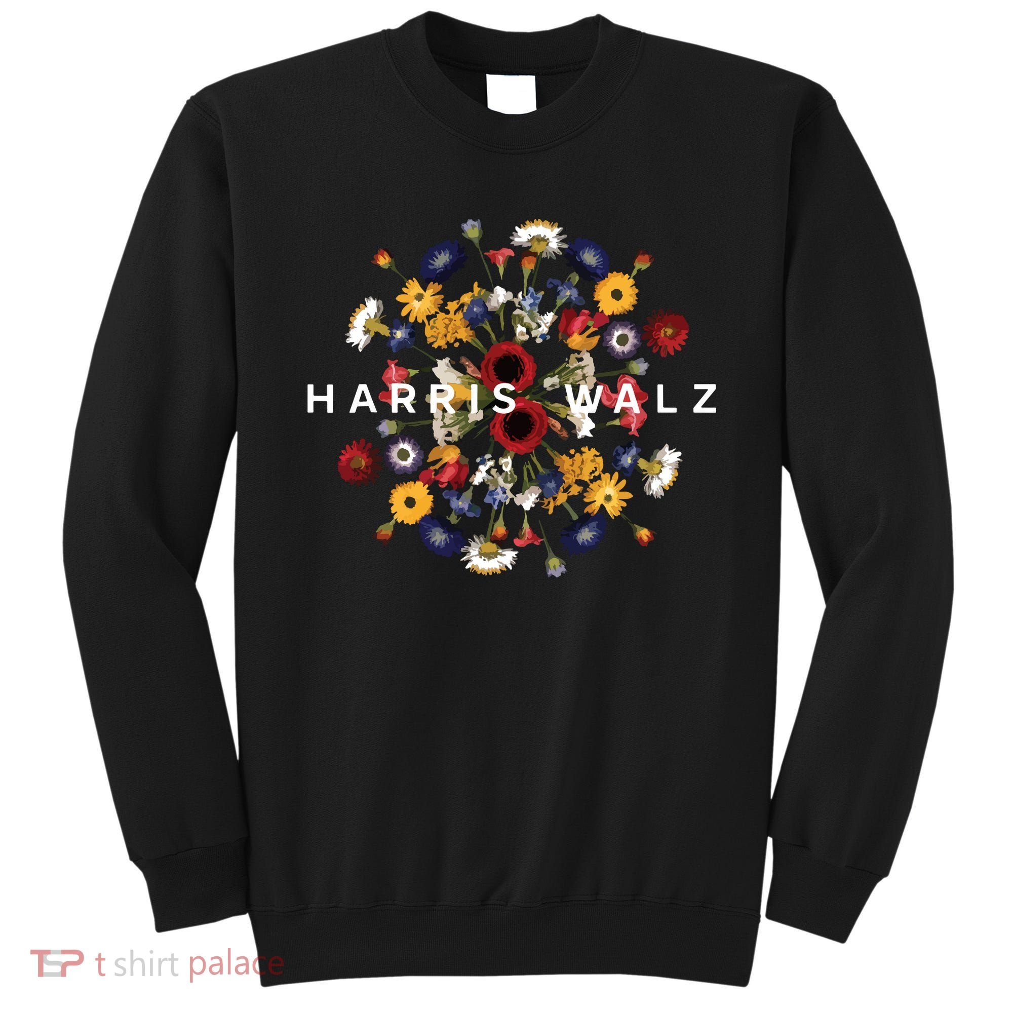 Harris Walz Flower Mandala Central Bloom Sweatshirt