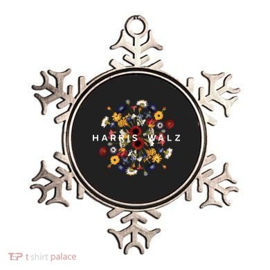 Harris Walz Flower Mandala Central Bloom Ornament