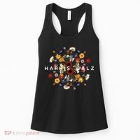 Harris Walz Flower Mandala Central Bloom Women's Tank Top thumb 0