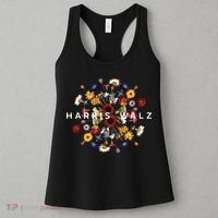 Harris Walz Flower Mandala Central Bloom Women's Tank Top thumb 3
