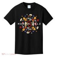 Harris Walz Flower Mandala Central Bloom Kids T-Shirt thumb 0