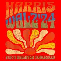 Harris Waltz For A Brighter Tomorrow Kamala Harris Waltz Santa Hat thumb 1