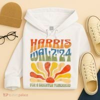 Harris Waltz For A Brighter Tomorrow Kamala Harris Waltz Hoodie thumb 4