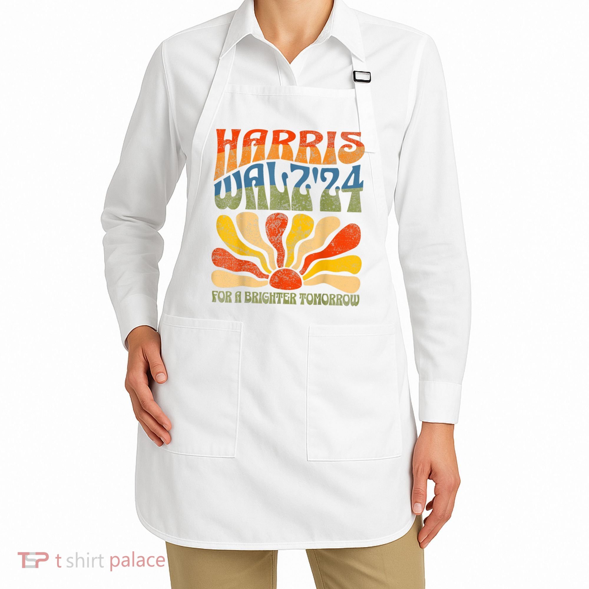 Harris Waltz For A Brighter Tomorrow Kamala Harris Waltz Apron