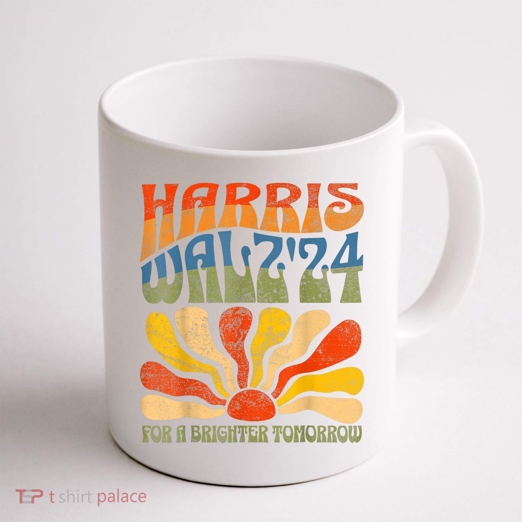 Harris Waltz For A Brighter Tomorrow Kamala Harris Waltz Coffee Mug
