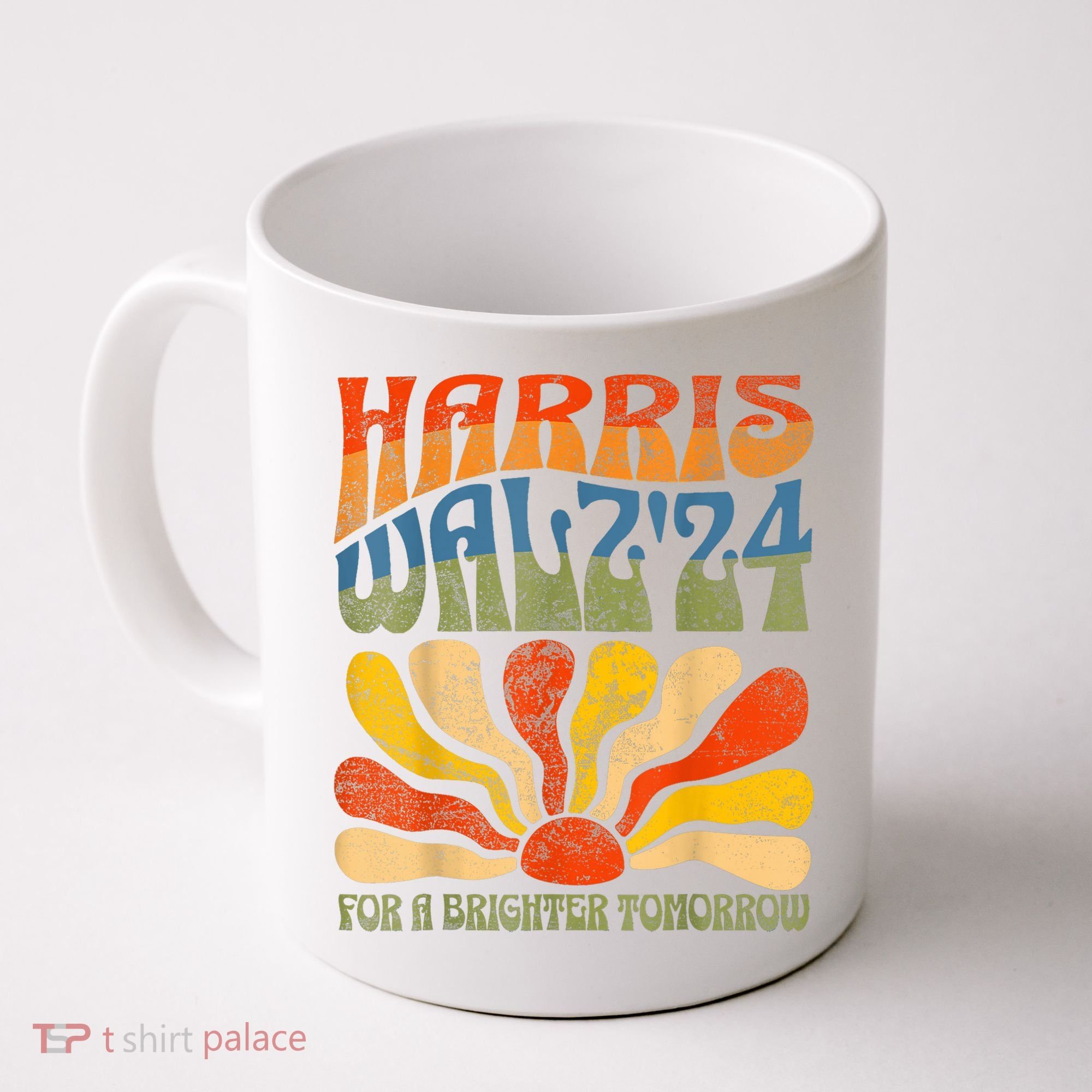 Harris Waltz For A Brighter Tomorrow Kamala Harris Waltz Coffee Mug