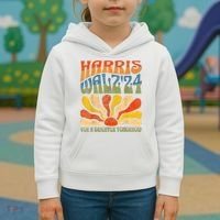 Harris Waltz For A Brighter Tomorrow Kamala Harris Waltz Kids Hoodie thumb 3