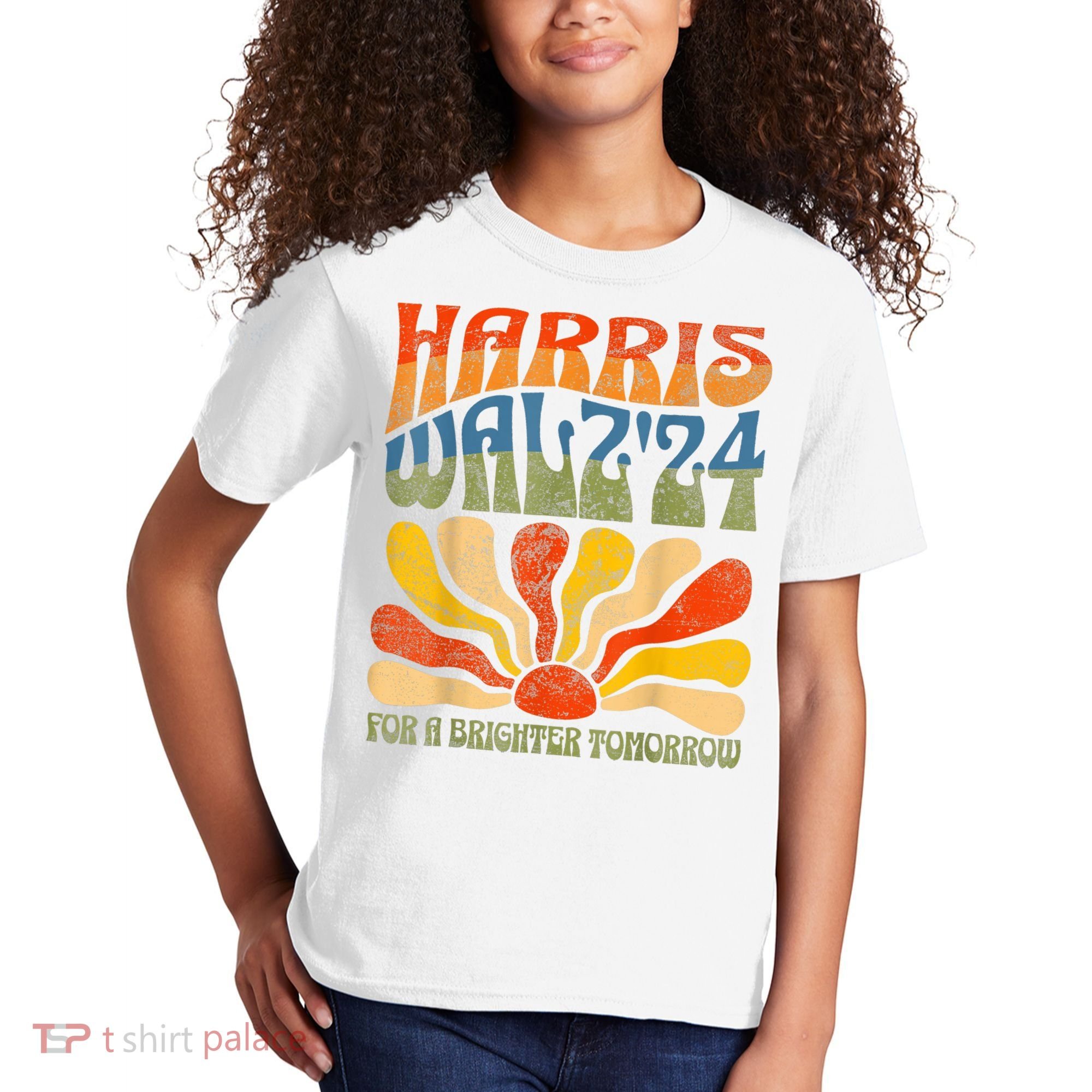 Harris Waltz For A Brighter Tomorrow Kamala Harris Waltz Kids T-Shirt