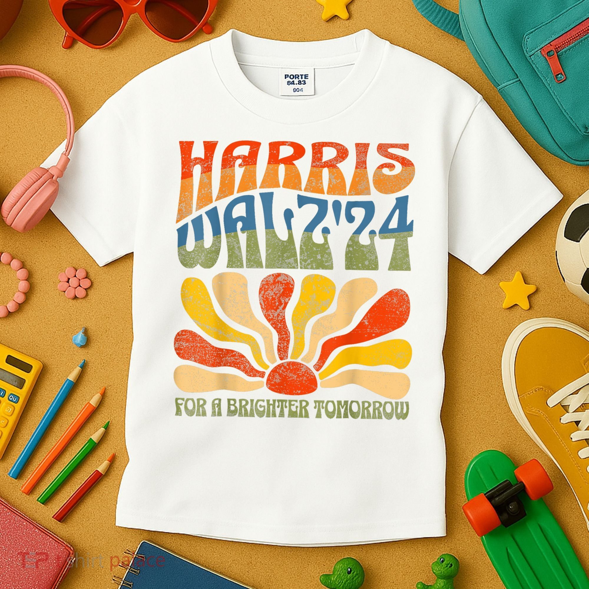 Harris Waltz For A Brighter Tomorrow Kamala Harris Waltz Kids T-Shirt