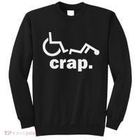 Handicap Wheelchair Funny Wheelchair Fall Sweatshirt thumb 0