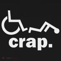 Handicap Wheelchair Funny Wheelchair Fall Women's Hoodie thumb 2