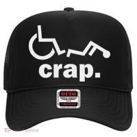 Handicap Wheelchair Funny Wheelchair Fall Hat thumb 0