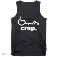 Handicap Wheelchair Funny Wheelchair Fall Tank Top thumb 0