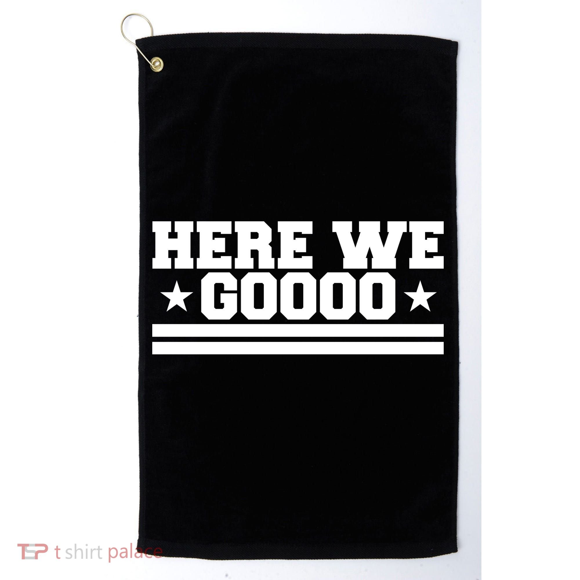 Here We Go Dallas Football Golf Towel