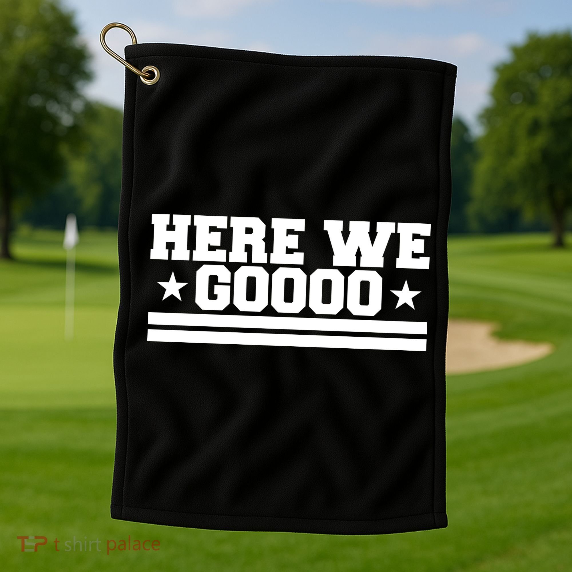 Here We Go Dallas Football Golf Towel