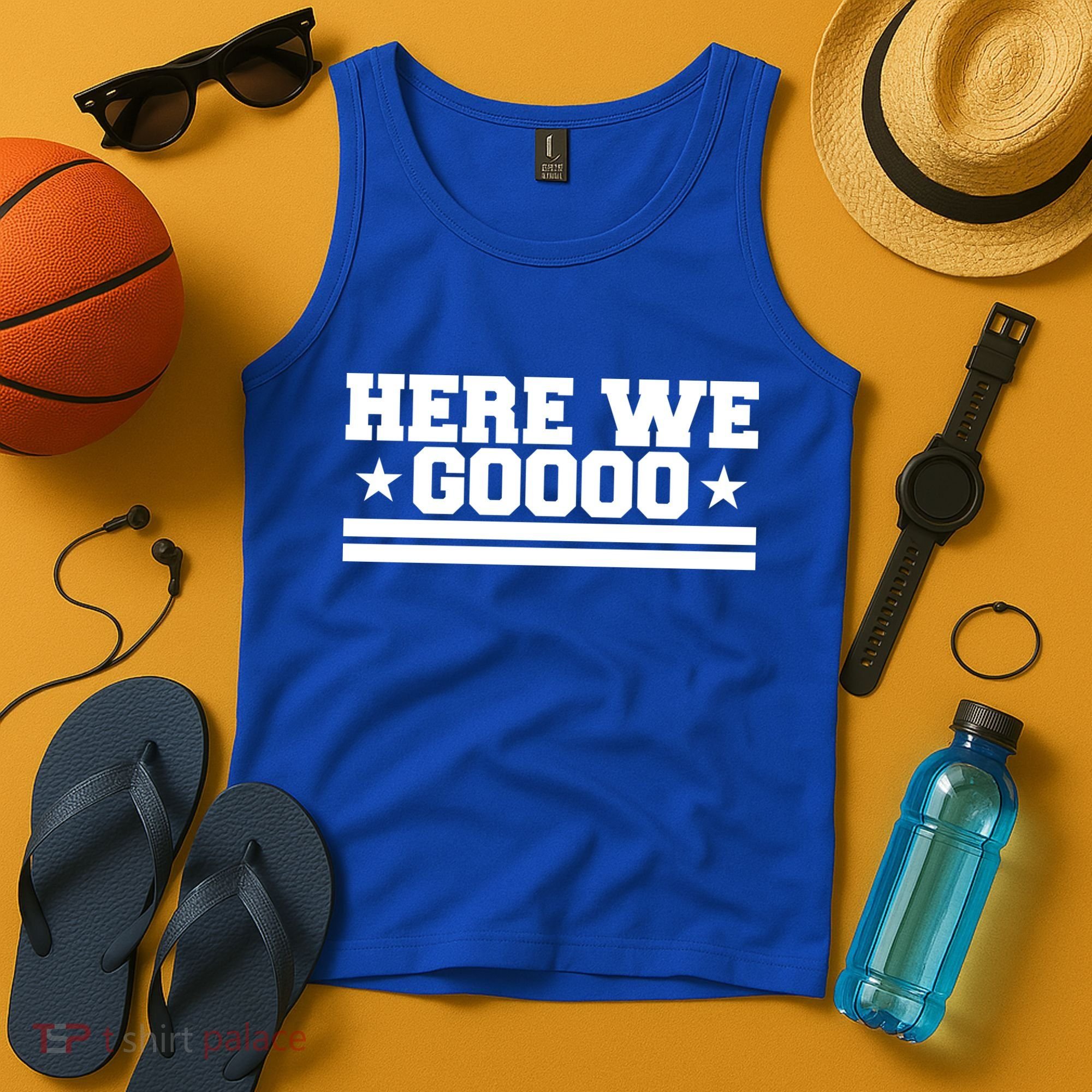 Here We Go Dallas Football Tank Top