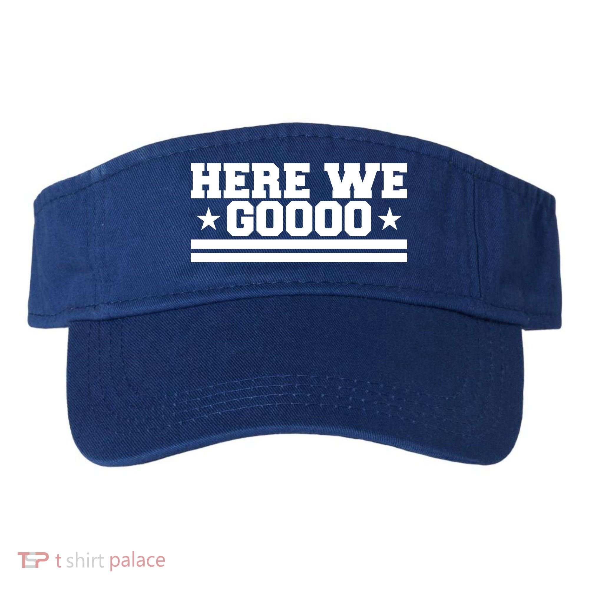 Here We Go Dallas Football Visor