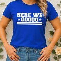 Here We Go Dallas Football Women's T-Shirt thumb 2