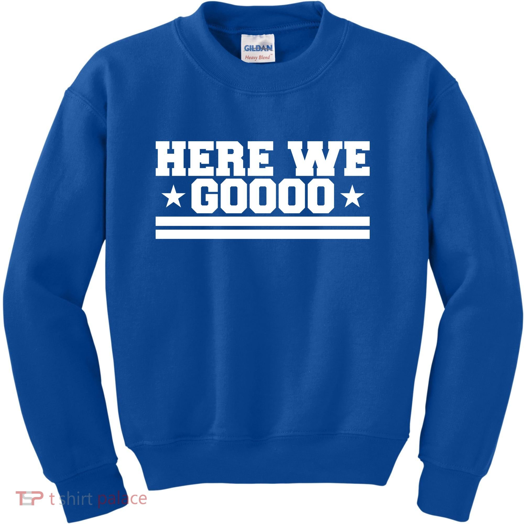 Here We Go Dallas Football Kids Sweatshirt