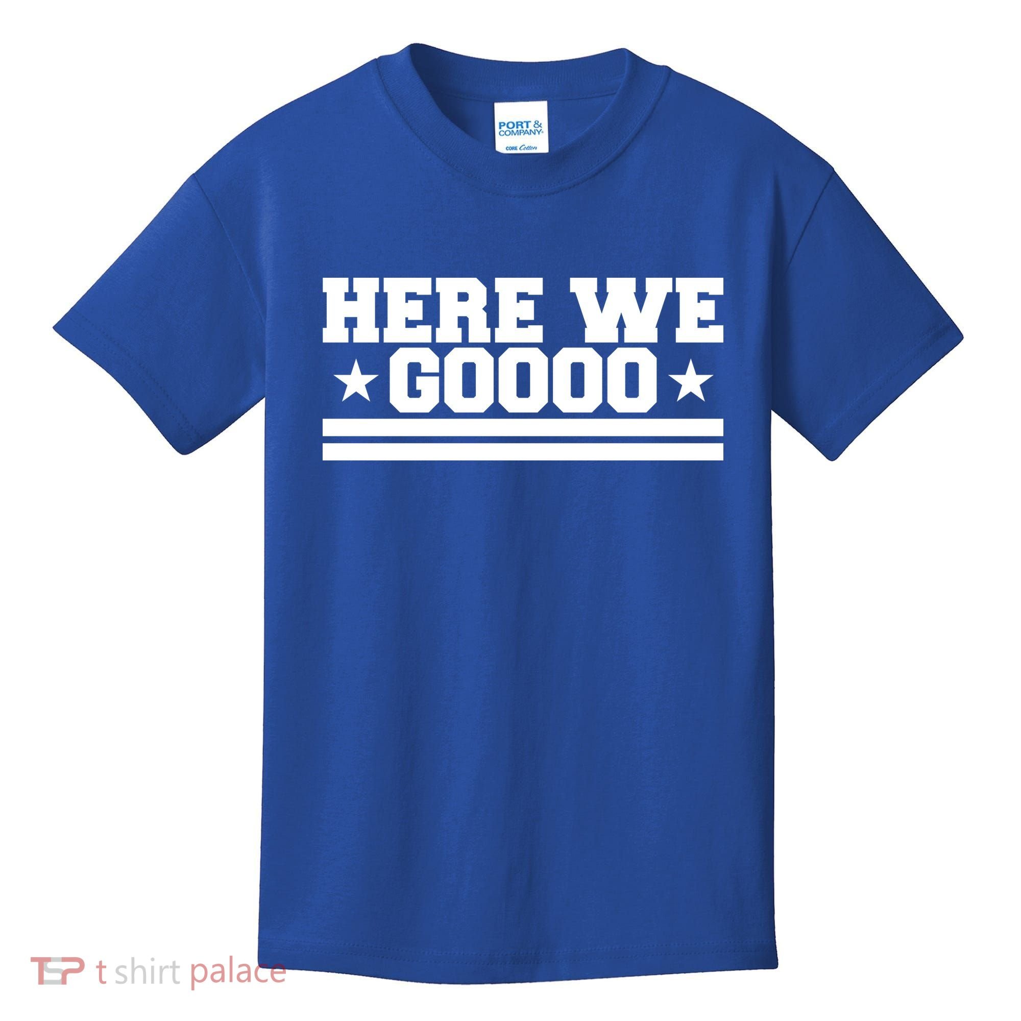 Here We Go Dallas Football Kids T-Shirt