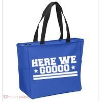 Here We Go Dallas Football Tote Bag thumb 2