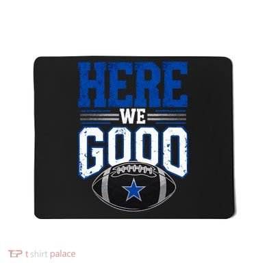 Here We Go Dallas Vintage Retro Mousepad