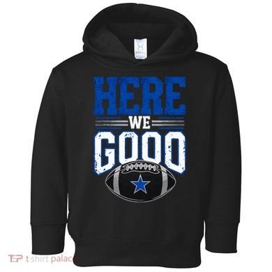 Here We Go Dallas Vintage Retro Toddler Hoodie