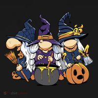 Halloween Witch Gnomes Backpack thumb 2