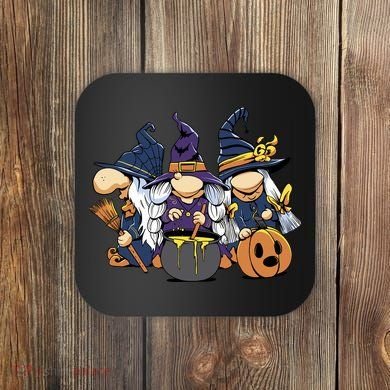 Halloween Witch Gnomes Coaster