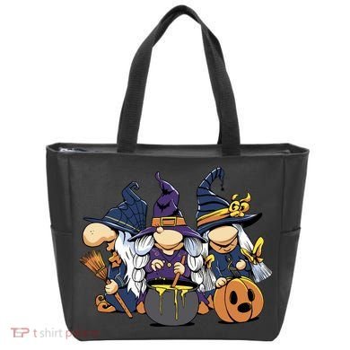 Halloween Witch Gnomes Tote Bag