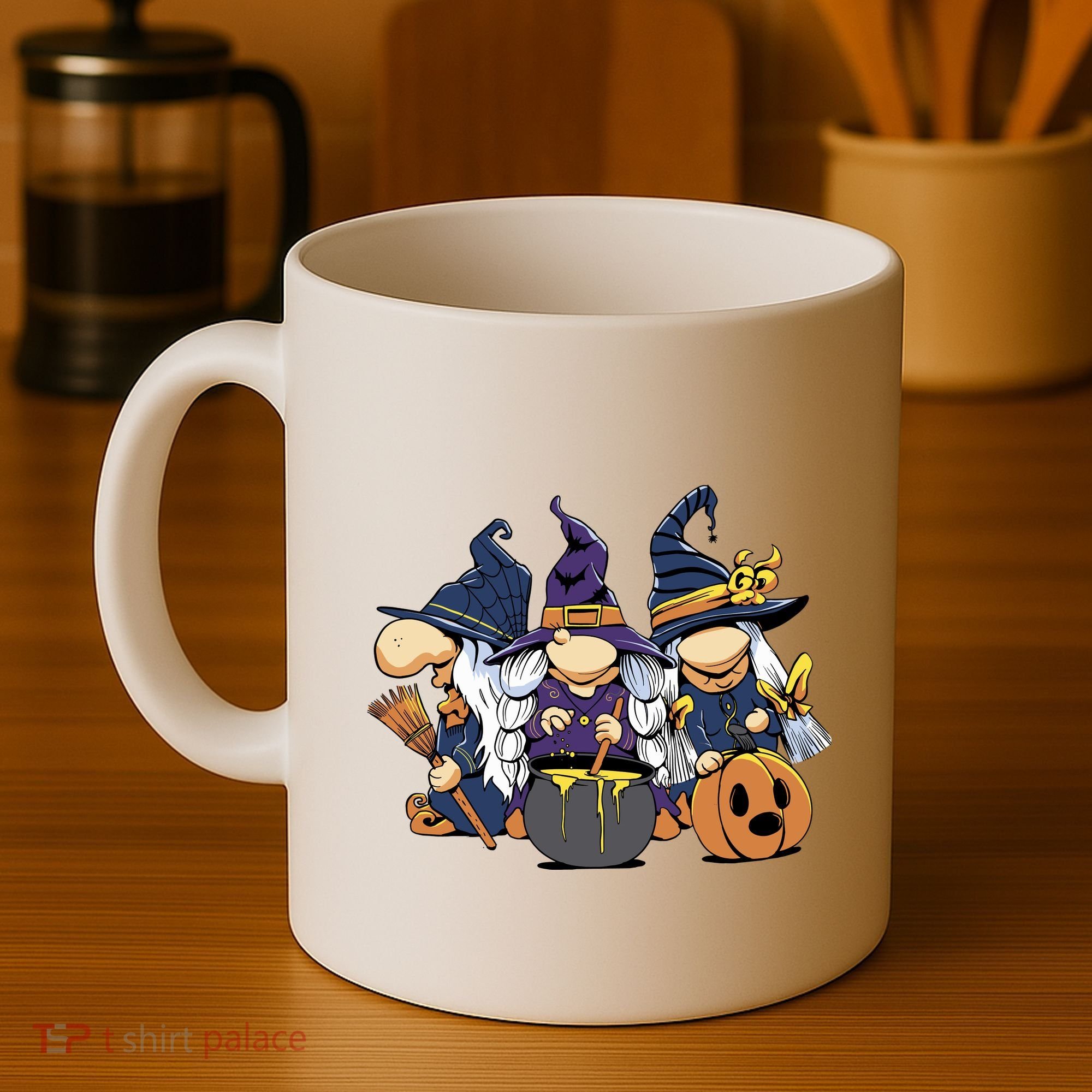 Halloween Witch Gnomes Coffee Mug