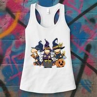 Halloween Witch Gnomes Women's Tank Top thumb 3