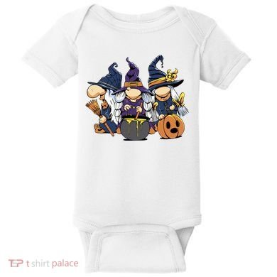 Halloween Witch Gnomes Baby Bodysuit
