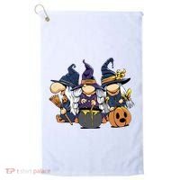 Halloween Witch Gnomes Golf Towel thumb 0