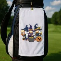 Halloween Witch Gnomes Golf Towel thumb 2