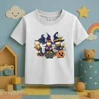 Halloween Witch Gnomes Toddler T-Shirt thumb 3