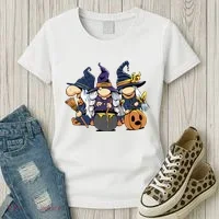 Halloween Witch Gnomes Women's T-Shirt thumb 3