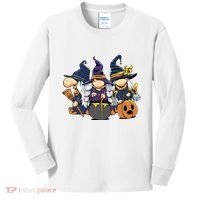 Halloween Witch Gnomes Kids Long Sleeve Shirt thumb 0