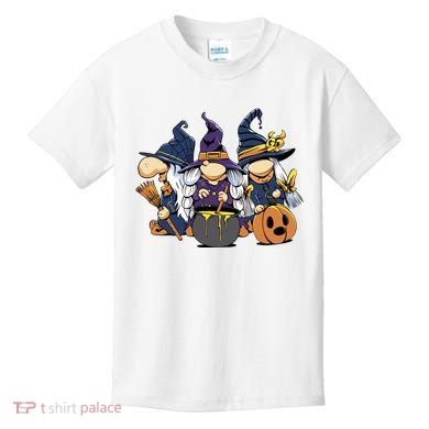 Halloween Witch Gnomes Kids T-Shirt